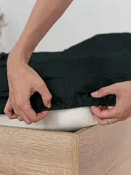 Простирадло на резинці Good-Dream Microfiber Violet 200х220 см фіолетове (GDMVSHEETF200220) - мініатюра 2