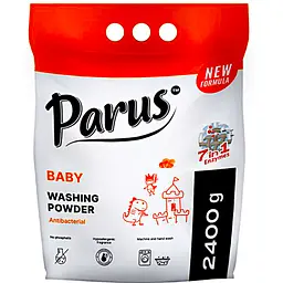 Антибактеріальний пральний порошок Parus 7 в 1 для дитячих речей 2.4 кг