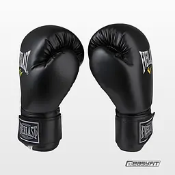 Боксерські рукавички Everlast 6 унцій (6 oz) чорні - мініатюра 3