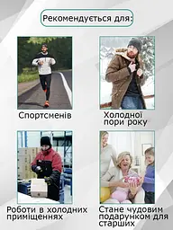 Зігрівальний лікувальний пояс бандаж із собачої вовни для спини та попереку ортопедичний бандаж для зняття болю 52 (L) Чорний 83020 - мініатюра 9