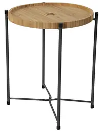 Стіл Bo-Camp Carnaby M 32x32 cm Bamboo Brown (1404322) (DAS302571) - мініатюра 2