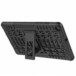TPU+PC чохол Protector Stand для Samsung Galaxy Tab A8 10.5 (2021) Black - мініатюра 3