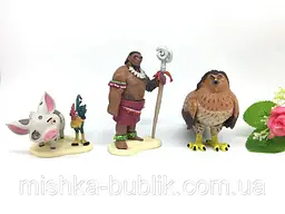 Ігровий набір Моана Дісней / Disney Moana Figure Play Set, 10 штук - мініатюра 2