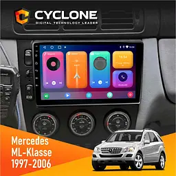 Штатна магнітола Mercedes-Benz ML-Class (W163) 1997-2006 Cyclone C9-001 2x32 CPL Cyclone (НФ-00002524)
