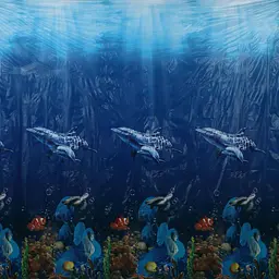 Шторка для ванної Volver Valset 240 x 200 см (51901) - мініатюра 2