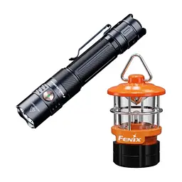 Ліхтар Fenix PD35R ACE LED 2000 лм + наключний ліхтар CL01 (помаранчевий) (PD35RACE-CL01O)