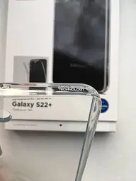 Оригінальний силіконовий протиударний чохол Spigen Liquid Crystal для Samsung Galaxy S22 Plus Прозорий (ACS03950) SM-S906 - мініатюра 5