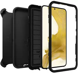 Чохол протиударний із кліпсою-підставкою OtterBox Defender Series Pro для Samsung Galaxy S22 Plus (6.6") Black - мініатюра 3