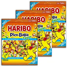 Жувальні цукерки Haribo Pico Balla Sour 160г - мініатюра 7