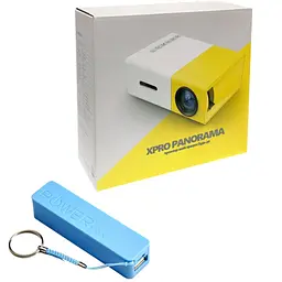 Проектор кишеньковий No Brand Panorama Yellow + PowerBank 2600mah - мініатюра 4