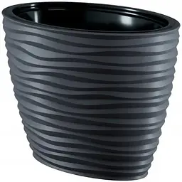Горщик Form-Plastic Сахара-дюна еліпс-40 56 л антрацит (3115-014)