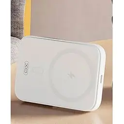 Акумулятор бездротовий XO PR242 5000mAh Magnetic wireless 15W з підставкою білий 6920680857234 - мініатюра 2