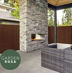 Декоративний мат для огорожі тераси, паркан, бамбукова огорожа Garden Rosa - мініатюра 5