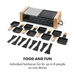 Гриль раклет Klarstein Chateaubriand Nuovo Raclette 1200W (10032729) - мініатюра 6