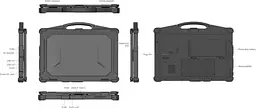 Ноутбук AGN 15.6 x15A FHD LCD/Intel i7-1255U/32GB/512SSD/UMA/DOS/Black (AGN_x15A_i7_12Th_32_512) - мініатюра 5