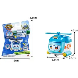Ігрова фігурка Super Wings Super Pet Шайн улюбленець зі світловими ефектами (EU770420) - мініатюра 5