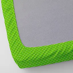 Набір простирадл на резинці Cosas GREEN DOTS 60х120х12 см (SetSheet_DropGreen_DropGWhite_120x60) - мініатюра 6