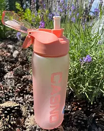 Спортивна пляшка для води Casno KXN-1246 800 мл Pink - мініатюра 3