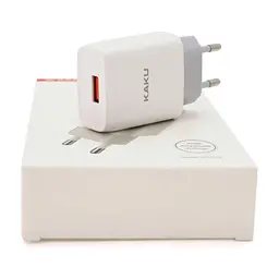 Зарядний пристрій iKAKU KSC-215 1xUSB 5V 2.1A White (KSC-215 NATU)