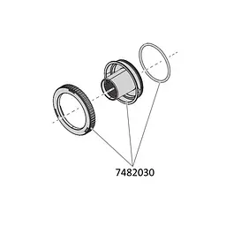 Кришка насоса для Eheim FLOW 2500 і Eheim compactON 2100 (7482030) - мініатюра 2