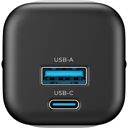 Зарядний пристрій Havit HV-UC230 GaN 33W USB-A+USB-C black (HV-UC230) - мініатюра 5