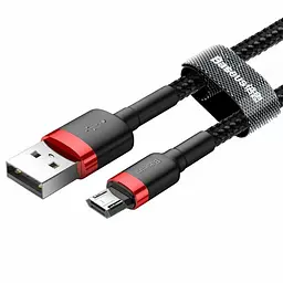 Кабель Baseus Cafule Micro USB 2m (CAMKLF-C91) Red/Black [69672] - мініатюра 3