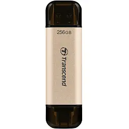 Накопичувач 256GB USB 3.2 Type-A + Type-C JetFlash 930 R420/W400MB/s Чорний Transcend teh0013413 - мініатюра 2