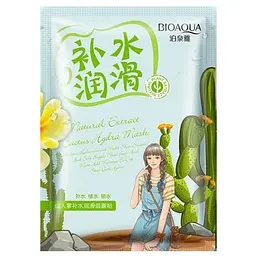 Тканинна маска Bioaqua з екстрактом кактуса Natural Extract Cactus Hydra Mask