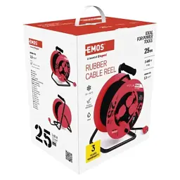 Мережевий подовжувач EMOS катушка 4 роз., 25 м (P08225) - мініатюра 6