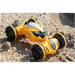 Машинка на радіокеруванні JJRC Q150 Twist Double-sided Transforming Climber Car Yellow [119053] - мініатюра 2