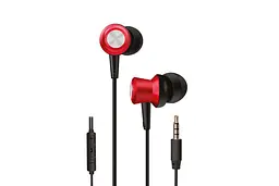 Навушники 2E A1 ErgonomicFit Mic Red (2E-IEA1RD)
