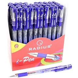 Ручка масляна RADIUS синій I-Pen, 0,7мм