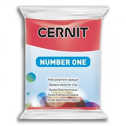 Полімерна глина Cernit Number One, 56 г., КАРМІН, (CR-CE0900056420)