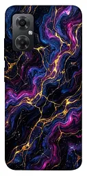 TPU чохол Demsky Purple space marble для Xiaomi Redmi Note 11R