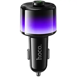 АЗП FM модулятор Hoco E166 Path PD42W+QC3.0 1USB-A/1C Black - мініатюра 5