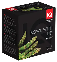 Миска IQ Be Chef 16 см 1.5 л з кришкою срібляста (IQ-9144-16) - мініатюра 6