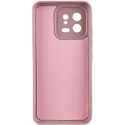 Чохол TPU GETMAN Liquid Silk Full Camera для Xiaomi 13 Рожевий / Pink Sand - мініатюра 3