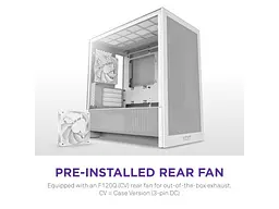 Корпус NZXT H3 Flow White (CC-H31FW-01) - мініатюра 6