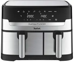 Мультипіч (аерофритюрниця) Tefal Dual Easy Fry & Grill Air Fryer EY905D10