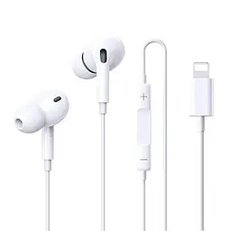 Навушники дротові REMAX Wired Earphones for Music and Call RM-575/a/i (Lightning) White