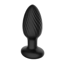 Анальна пробка Nexus TORNADO Remote Control Rotating Butt Plug, 7,7х3,3 см, чорний - мініатюра 5