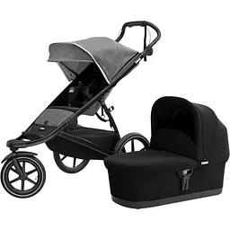 Детская коляска Thule Urban Glide 2 Grey Melange с люлькой (TH 10101965)