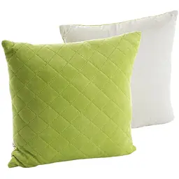 Подушка декоративна Руно 40х40 см оливкова (311.55_Olive Green ромб) - мініатюра 3