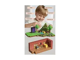 Магнітний конструктор Minecraft 110 деталів (6948679457784) - мініатюра 8