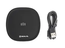 Бездротовий зарядний пристрій REAL-EL WL-740 2.4 A 15 W Black (EL123160019) - мініатюра 3
