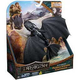 Інтерактивний дракон Dragons Як приборкати дракона Беззубик зі звуковими ефектами 30 см чорний (SM66662/9580) - мініатюра 8
