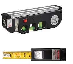 Лазерний рівень із вбудованою рулеткою FIXIT Laser Level Pro 3 4 в 1 рулетка лінійка - мініатюра 2