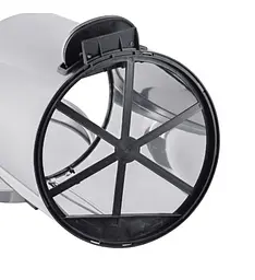 Відро для сміття Mixxus Ellipse-TC0212 SS Color з плавним закриттям, кругле, 12 л, нержавійка (MI8399) - мініатюра 7