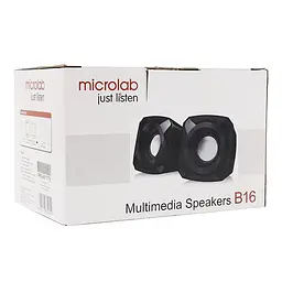 Колонки 2.0 Microlab B-16 Black, 2 x 2.5 Вт, пластиковий корпус, живлення від USB - мініатюра 6