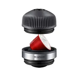 Портативна еспресо-кавоварка Wacaco Nanopresso з адаптером для капсул, механічна, для меленої кави - мініатюра 4